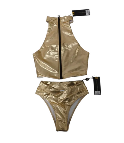 Christian Audigier 2 Piece Zipper Tank CASW22T0011