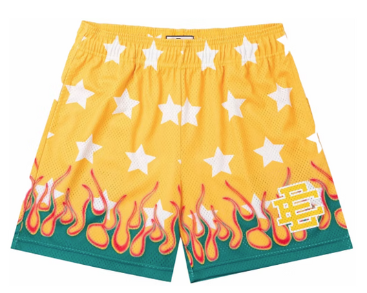 Eric Emanuel Men's Ee Basic Short Yellow Flame Fw22