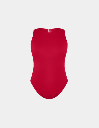 Sculpt High Neck One Piece Swimsuit