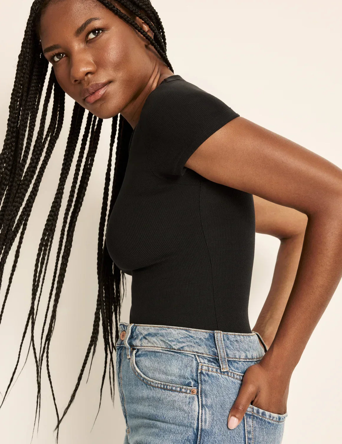 SculptRib™ Cotton T-Shirt - Last Call