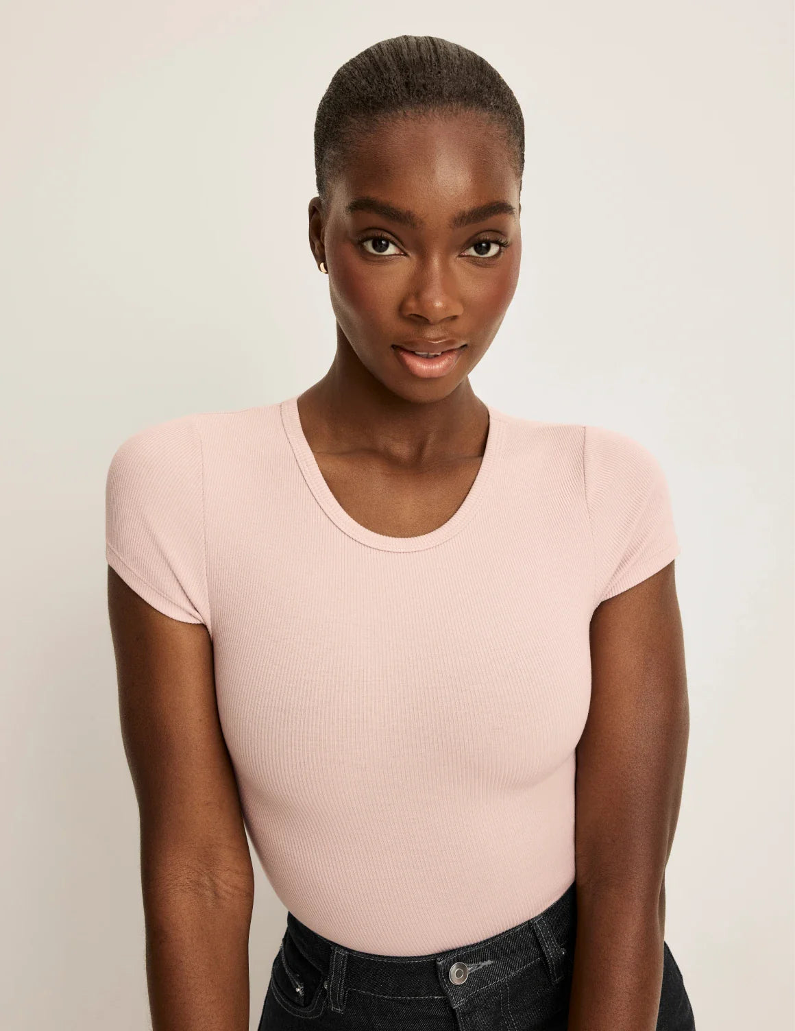 SculptRib™ Cotton T-Shirt