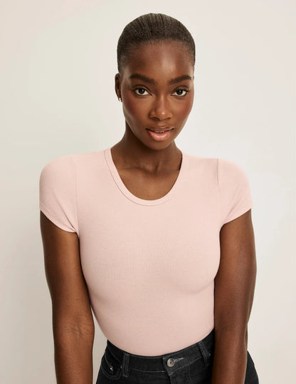 SculptRib™ Cotton T-Shirt