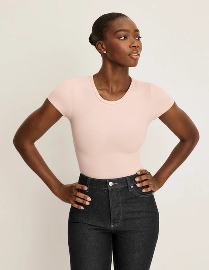 SculptRib™ Cotton T-Shirt