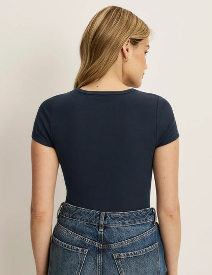 SculptRib™ Cotton T-Shirt