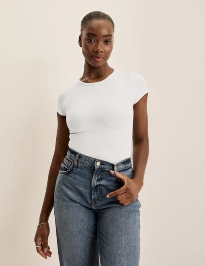 SculptRib™ Cotton T-Shirt