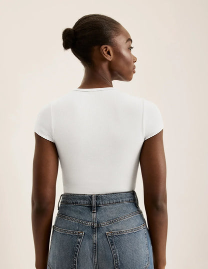SculptRib™ Cotton T-Shirt - Last Call