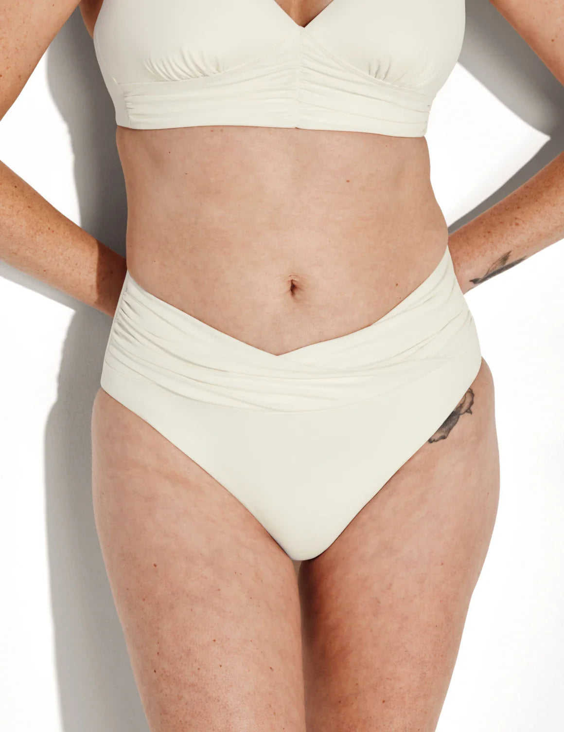 Sculpt Ruched Bikini Swim Bottom