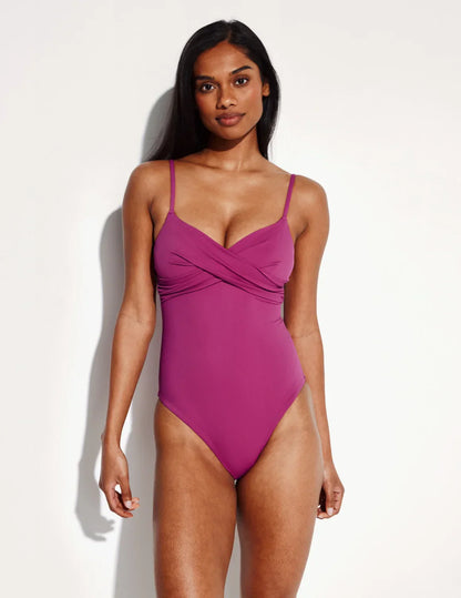 Sculpt Wrap One Piece Swimsuit