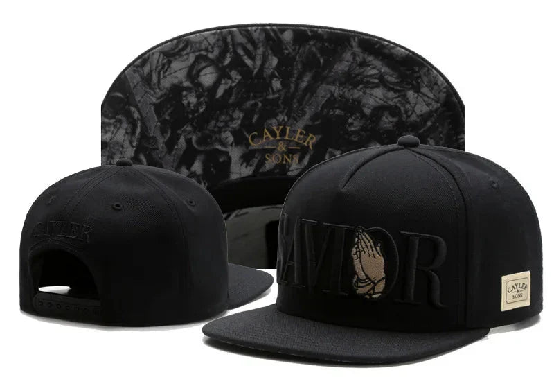Classic Snapback Hat – Flat Bill Adjustable Baseball Cap