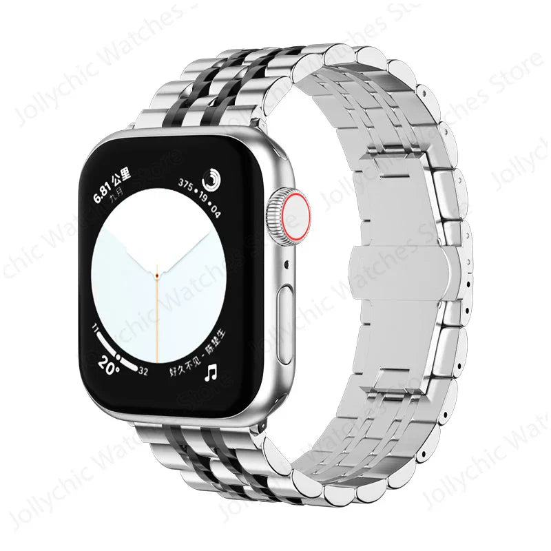 Apple Watch Stainless Steel Band - Elegant, Durable Design