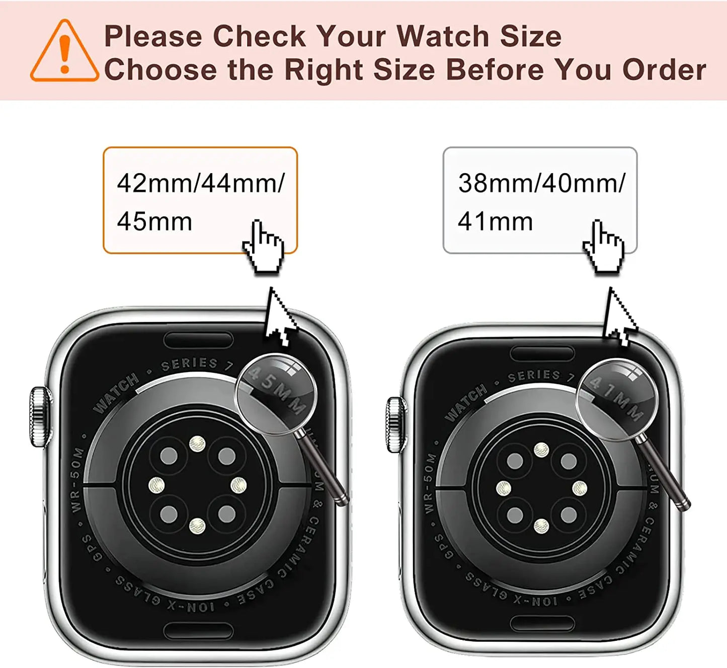 Apple Watch Chain Diamond Band - Rhinestone Loop Strap