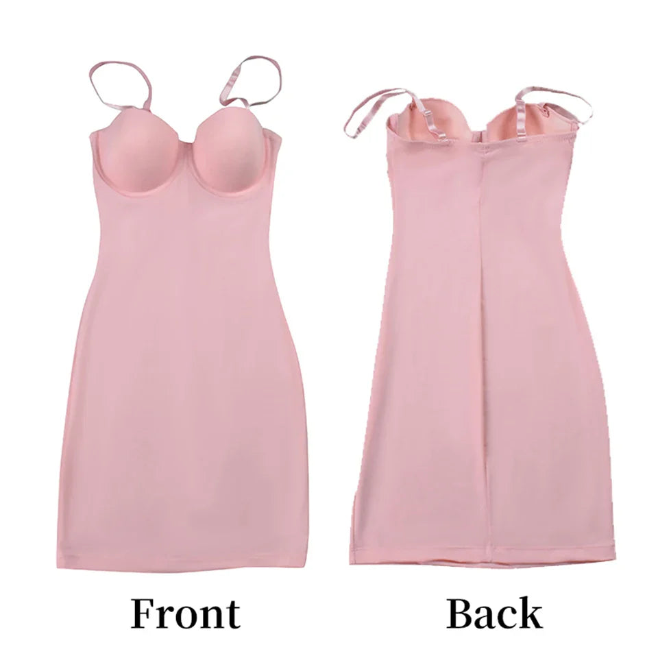 Short Bodycon Dress Backless Skinny Straps Solid Casual  Sleeveless Summer High Waist Club Slim Mini Dresses Ladies Basic