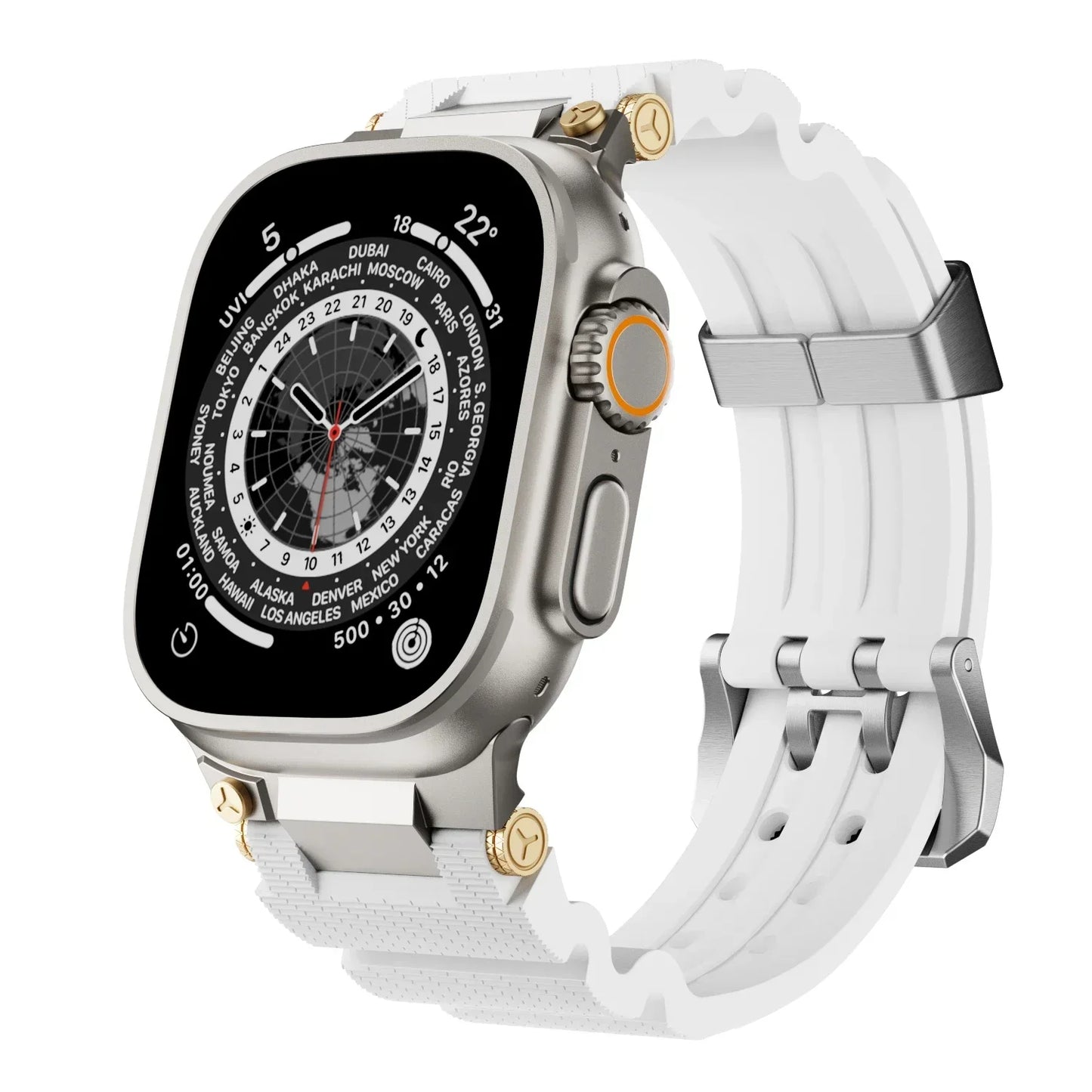 Apple Watch Silicone Sports Strap - Waterproof Rubber Band