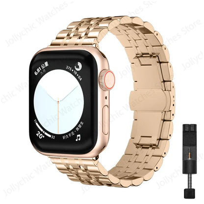 Apple Watch Stainless Steel Band - Elegant, Durable Design