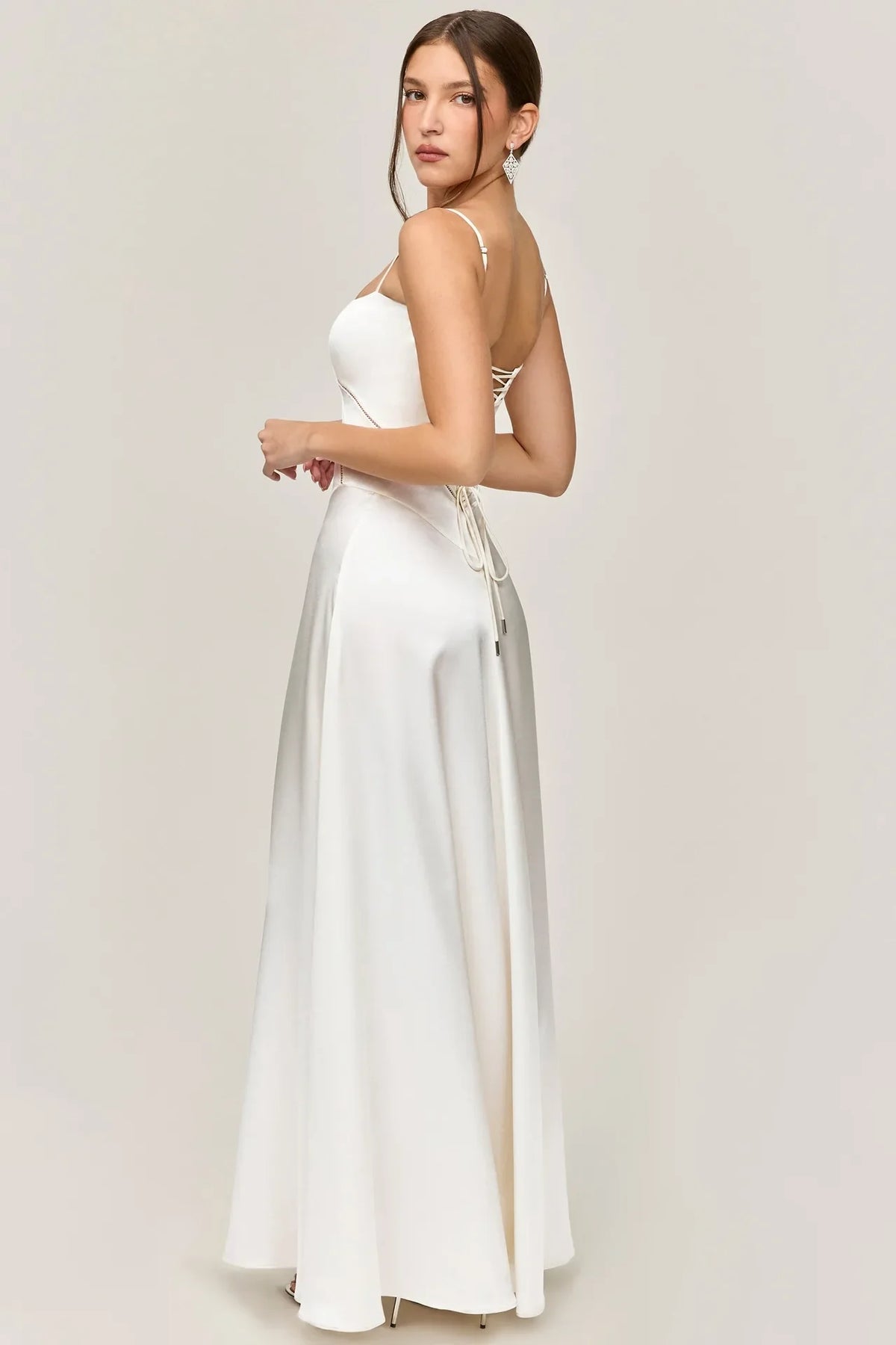Women's new sexy slip dress slim backless dress long evening dress for women