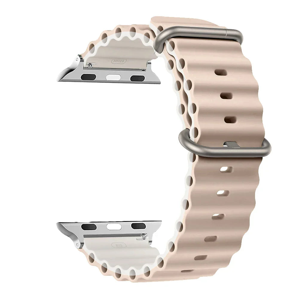 Apple Watch Silicone Strap - Soft Waterproof and Breathable