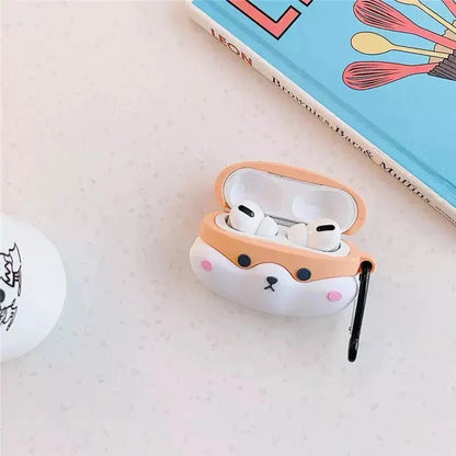 Cute Shiba AirPods Case Cover – Fits 1st, 2nd, 3rd Gen or Pro