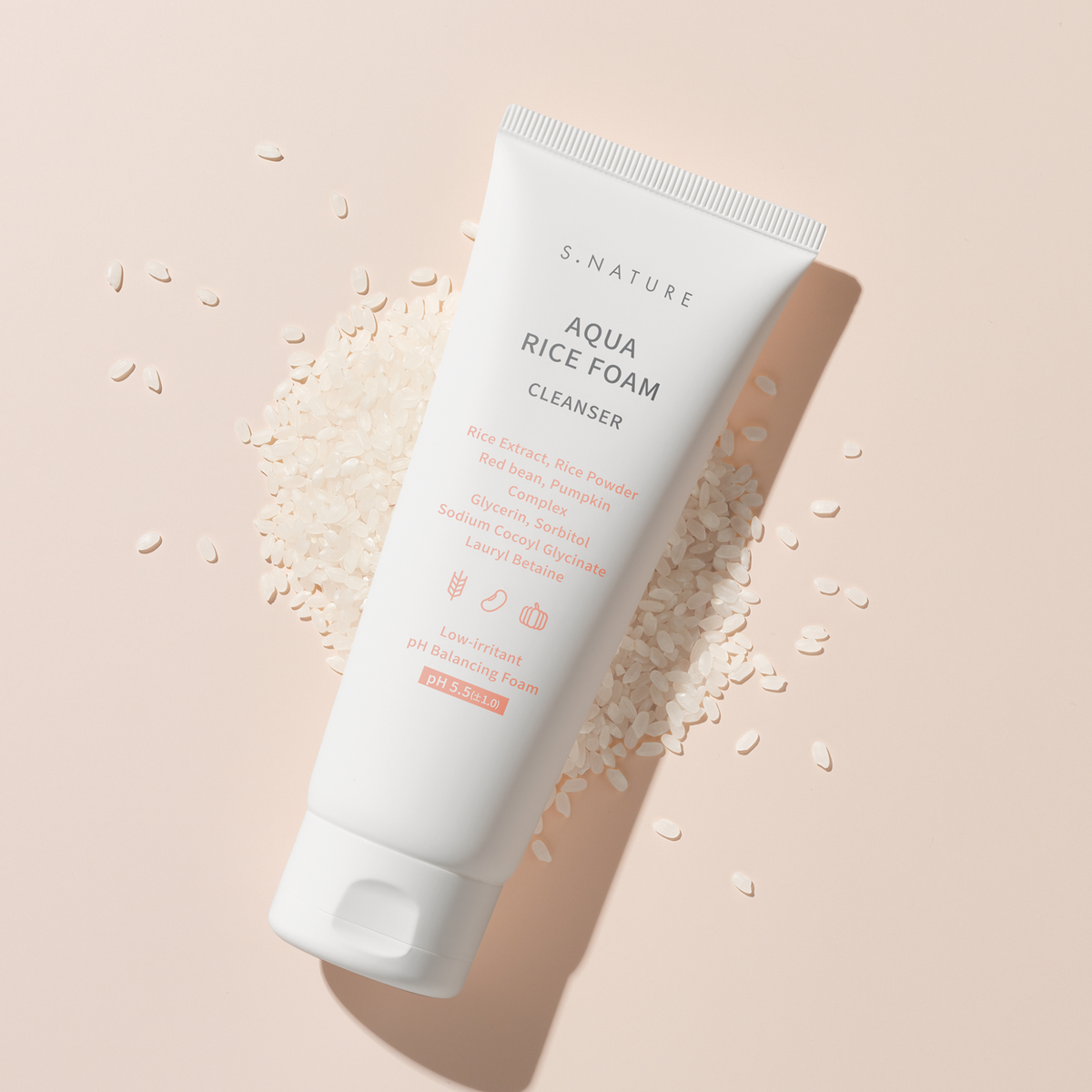 Aqua Rice Foam Cleanser (160ml)