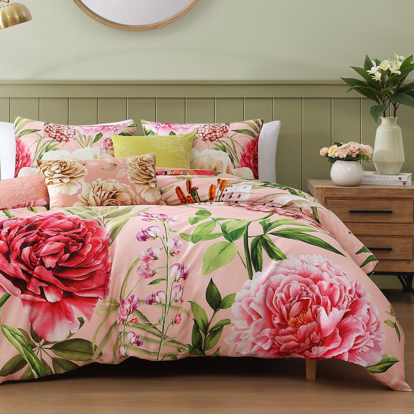Bebejan Spring Forever 5 Piece Reversible Comforter Set