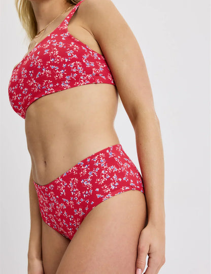 Teen Square Neck Scoop Bikini Top