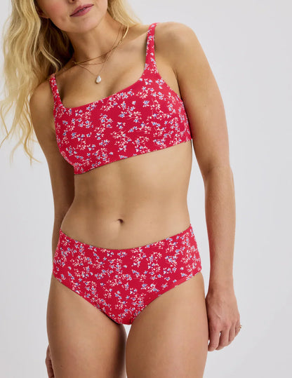 Teen Square Neck Scoop Bikini Top