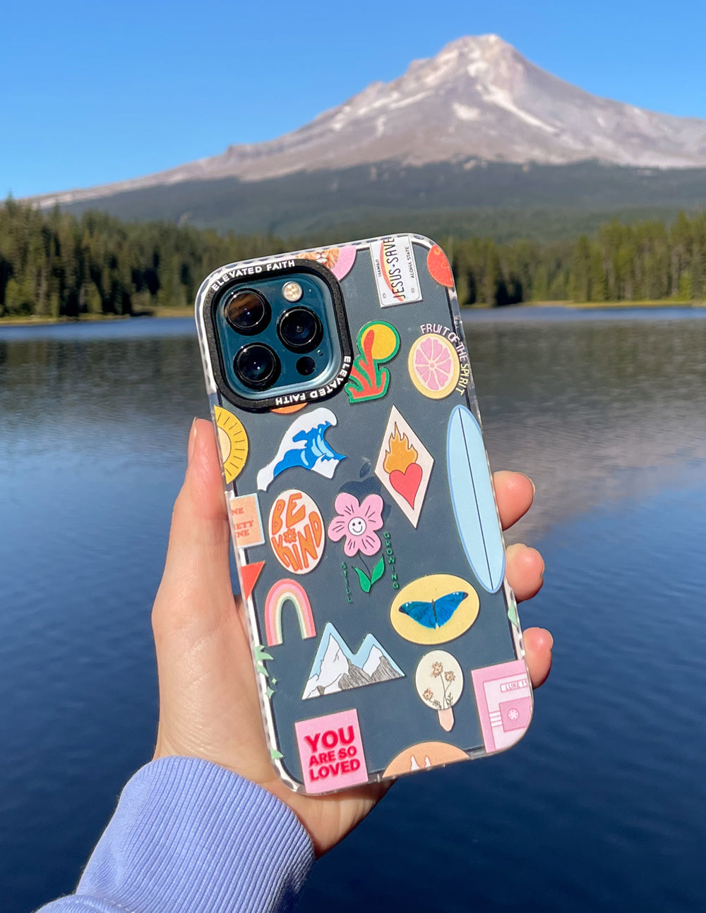 Elevated Faith Sticker Collage x Ashlee Bock Phone Case