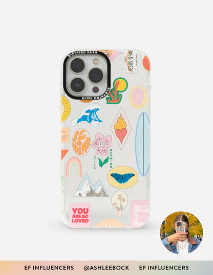 Elevated Faith Sticker Collage x Ashlee Bock Phone Case