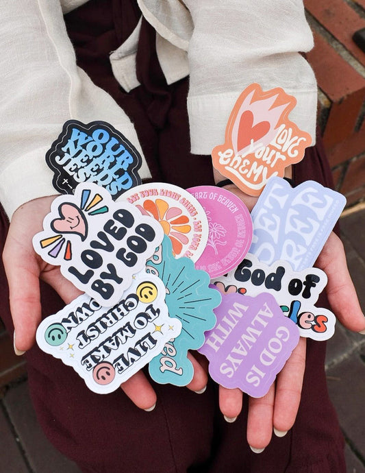Elevated Faith Mystery Sticker 4-Pack