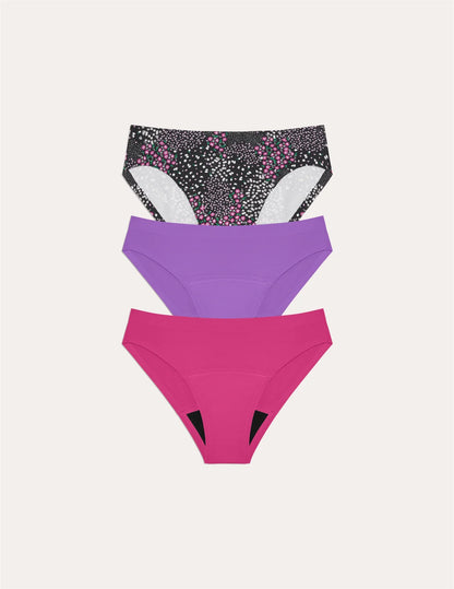 Teen Super Leakproof® No-Show Bikini 3-Pack - Last Call