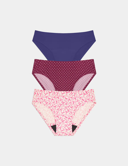 Teen Super Leakproof® No-Show Bikini 3-Pack - Last Call