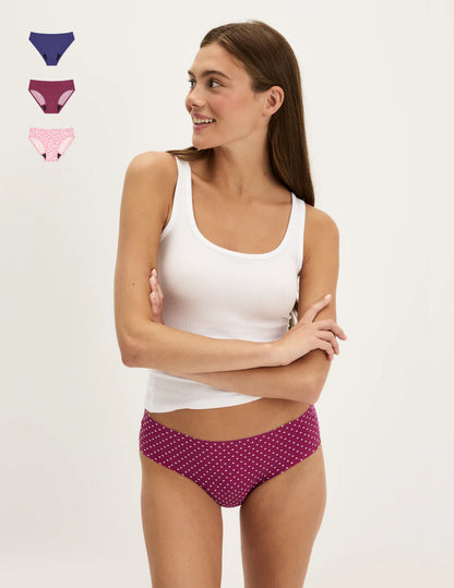 Teen Super Leakproof® No-Show Bikini 3-Pack - Last Call