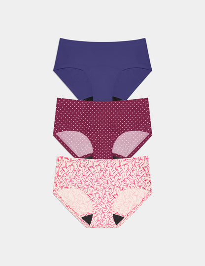 Teen Super Leakproof® No-Show Boyshort 3-Pack - Last Call