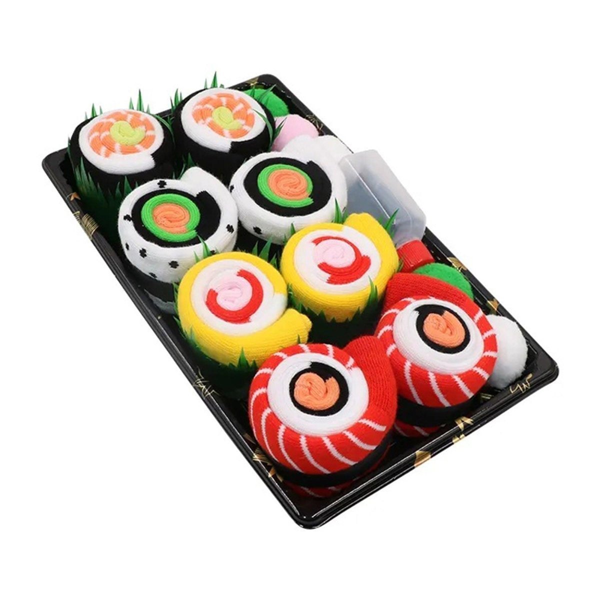 Funny Sushi Socks for Men & Women – 4-Pair Gift Box Set