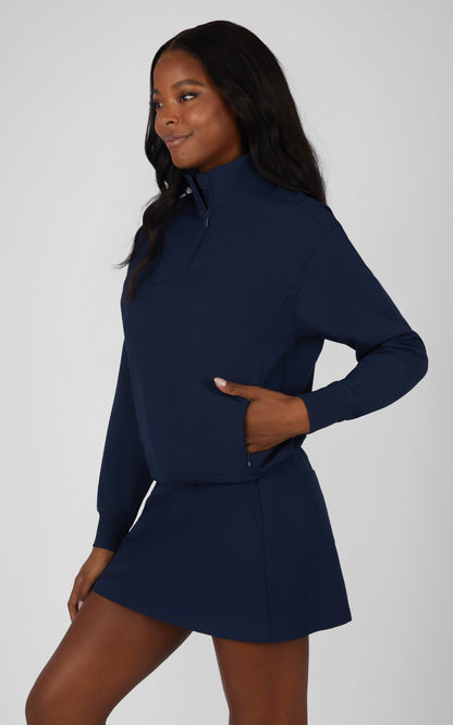 90 Degree by Reflex Citylite Half Zip Cinched Hem Jacket