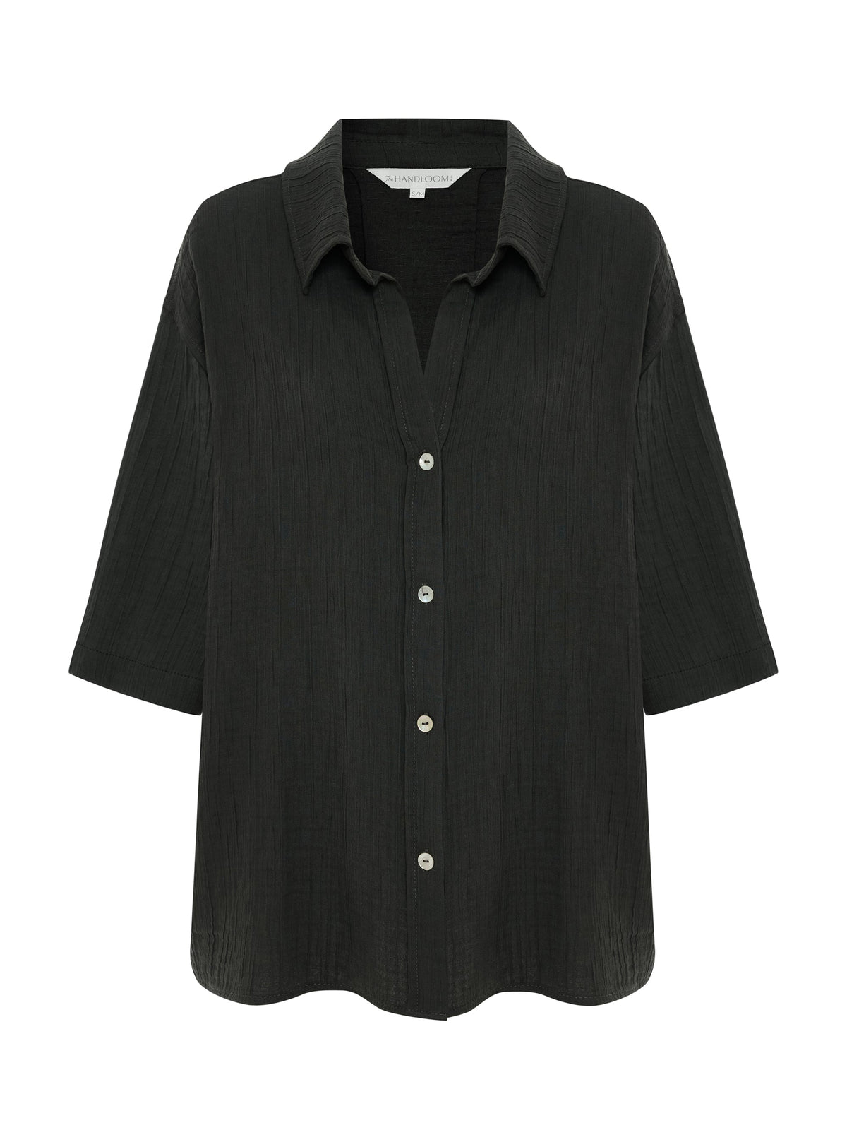 Kaya Boyfriend Shirt - Charcoal