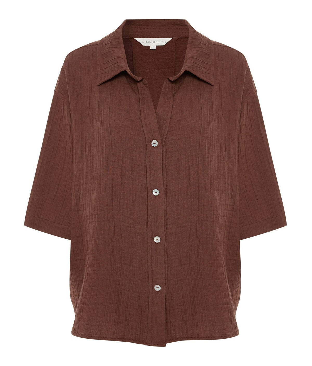 Kaya Boyfriend Shirt - Terracotta