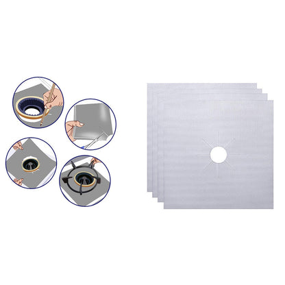 1947Kitchen 3-Pack: Non-Stick Fast Clean Stove Liner Protector