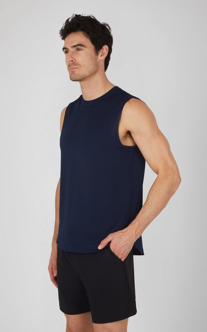 90 Degree by Reflex Men's Air Sense Iconic Textured Muscle Tank