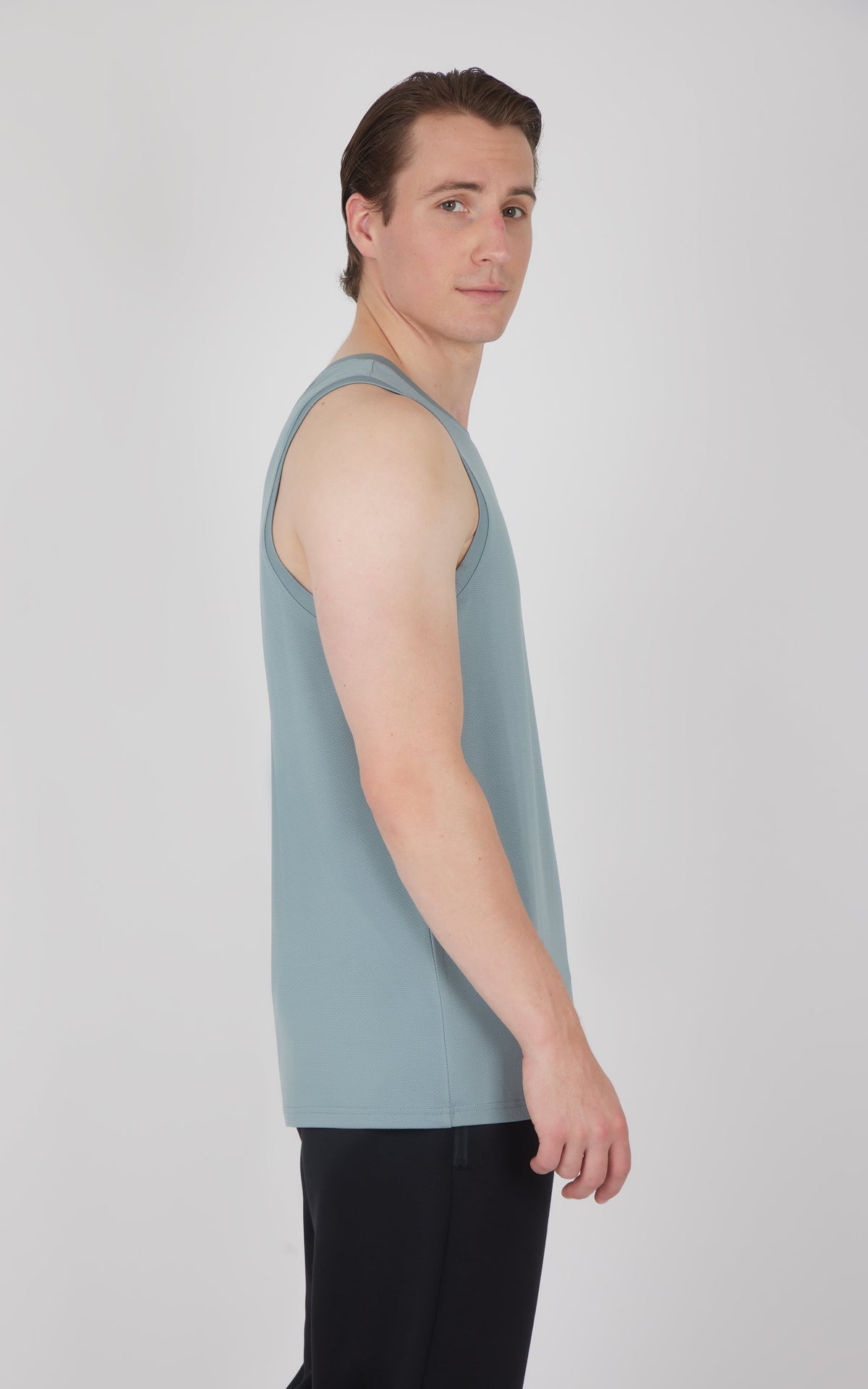 90 Degree by Reflex Men's Pique Race Track Muscle Tank