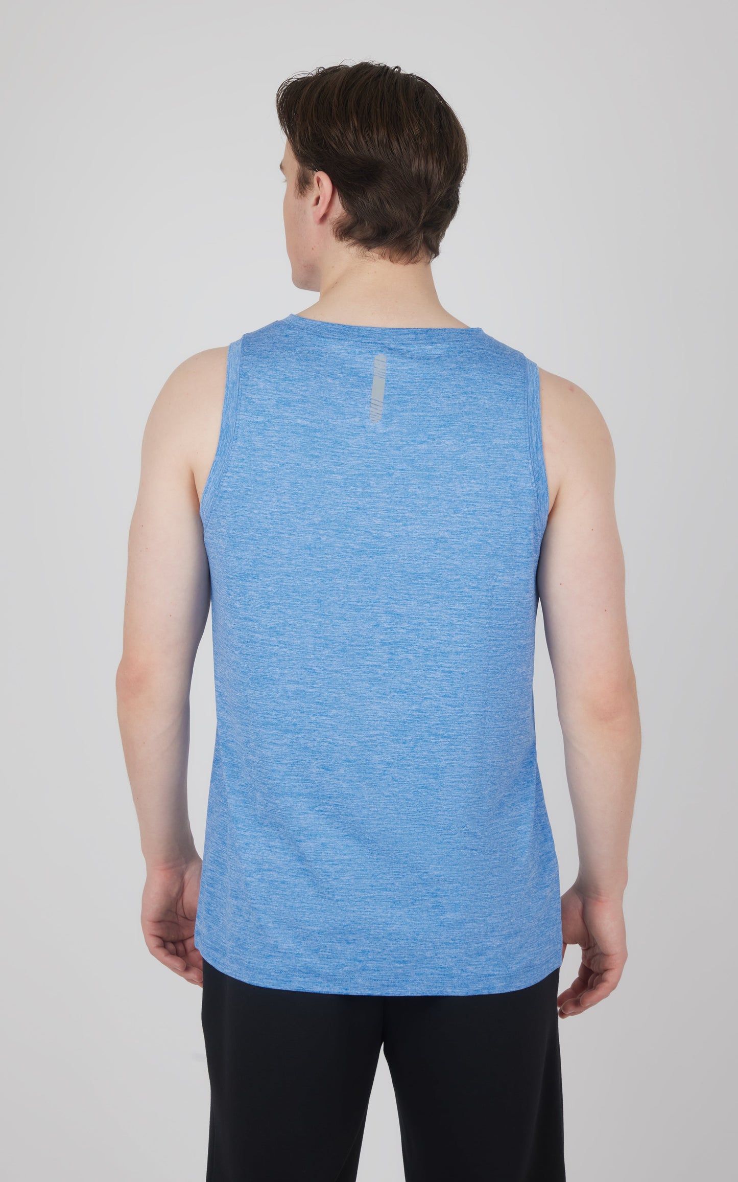 90 Degree by Reflex Men's Cationic Two Tone Heather Pace Muscle Tank