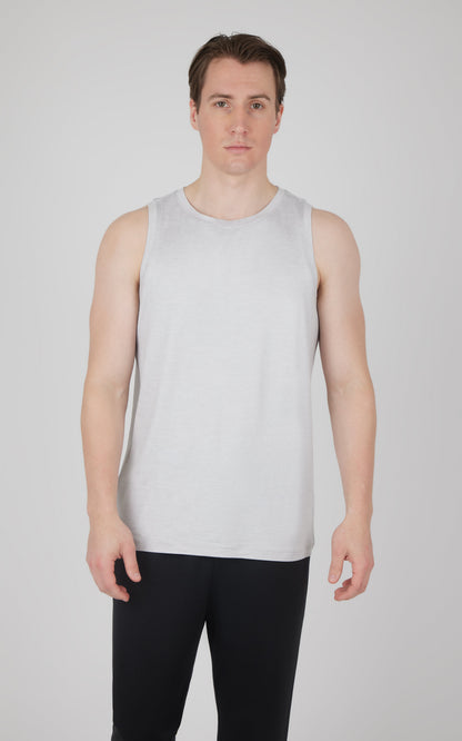 90 Degree by Reflex Men's Cationic Two Tone Heather Pace Muscle Tank
