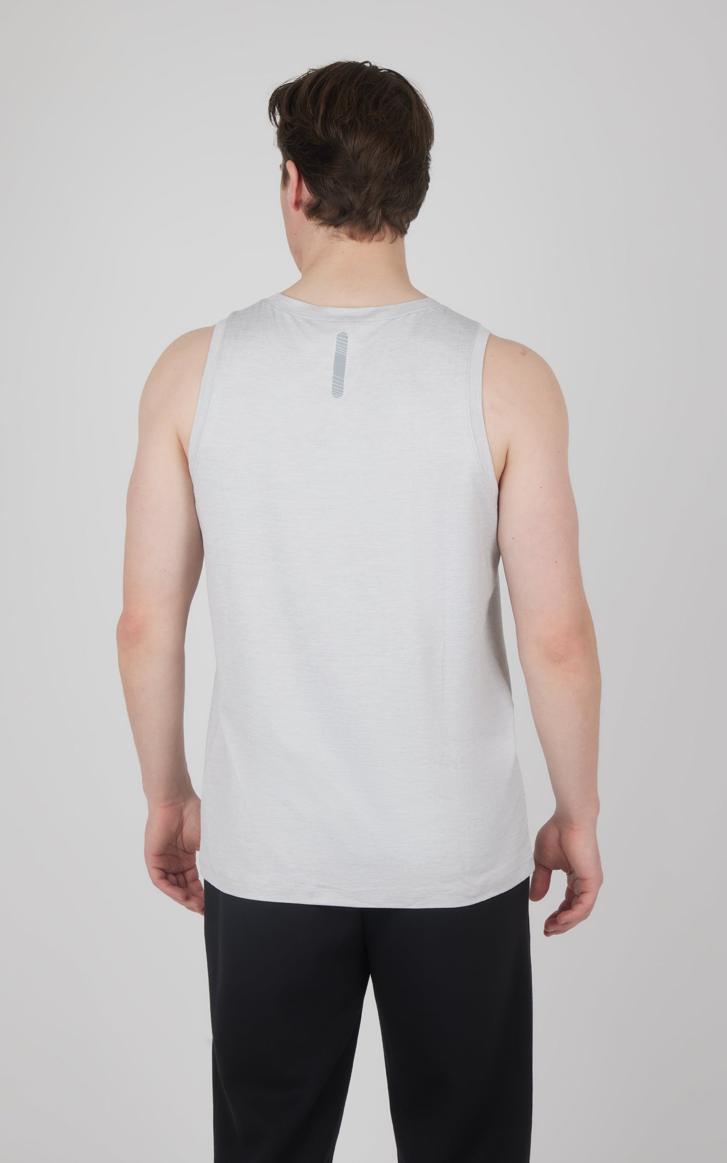 90 Degree by Reflex Men's Cationic Two Tone Heather Pace Muscle Tank
