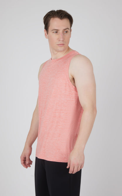 90 Degree by Reflex Men's Cationic Two Tone Heather Pace Muscle Tank