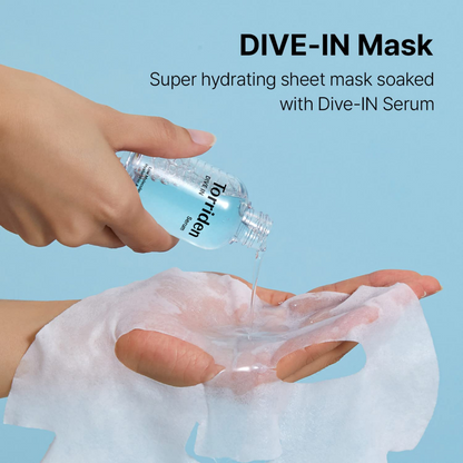DIVE-IN Low Molecule Hyaluronic Acid Mask Pack (10 pcs)