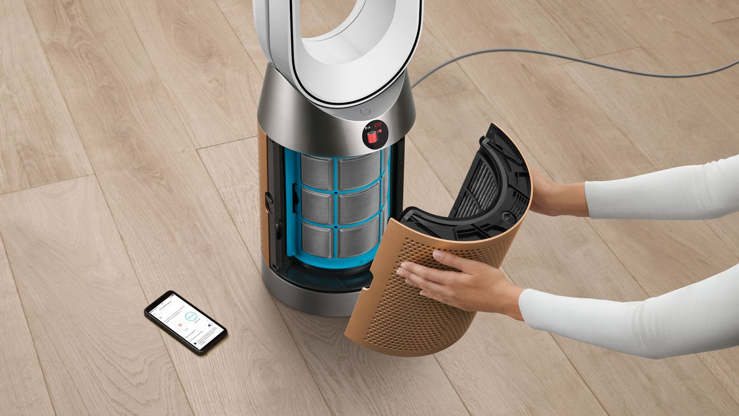 Dyson Purifier Humidify+Cool PC2 De-NOx Tower in White/Gold