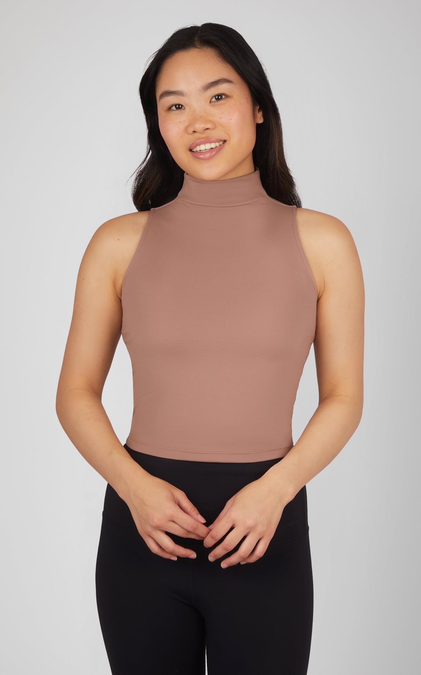 90 Degree by Reflex 2 PK Ribbed Mock Neck Tank