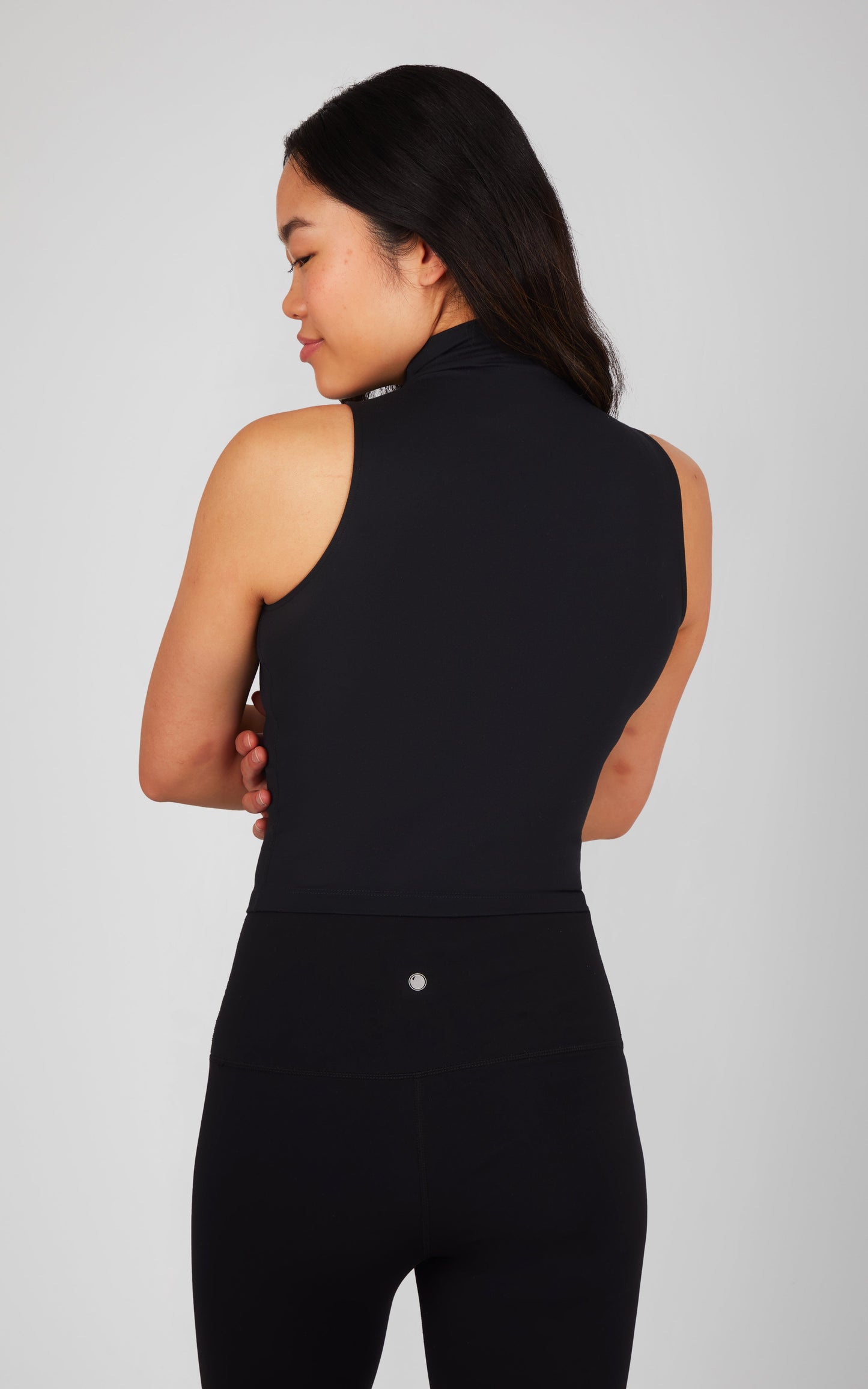 90 Degree by Reflex 2 PK Ribbed Mock Neck Tank