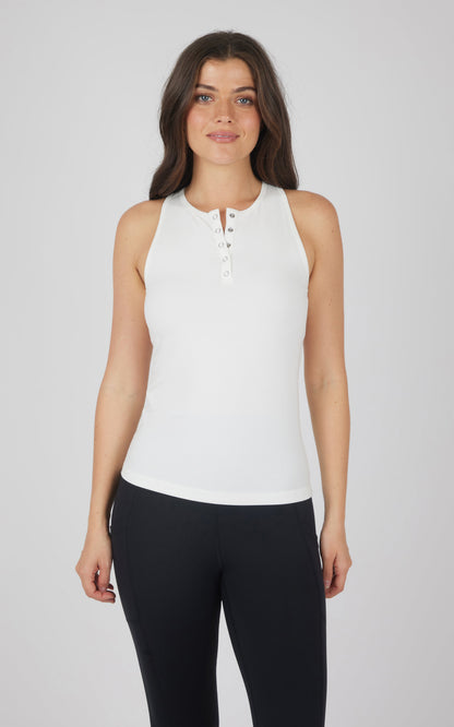 90 Degree by Reflex Heavenly Rib Henley Tank