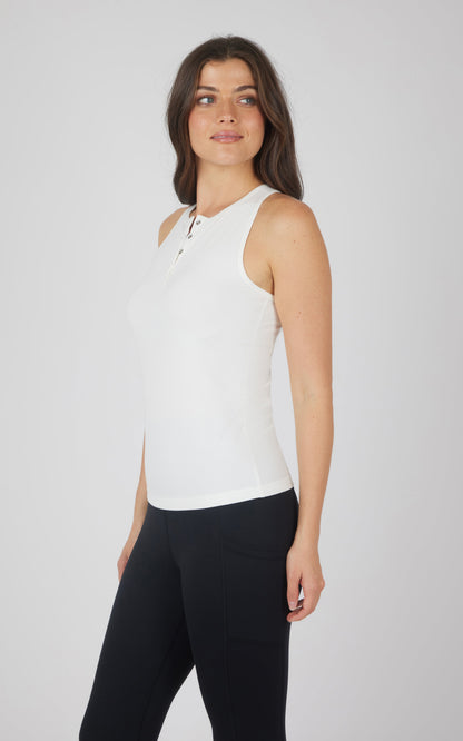 90 Degree by Reflex Heavenly Rib Henley Tank