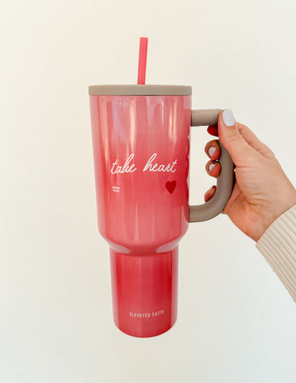 Elevated Faith Take Heart 40 oz Ascend Tumbler